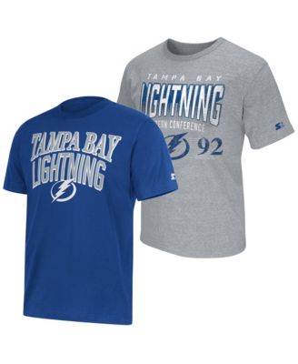 Men's Blue/Heather Gray Tampa Bay Lightning Two-Pack T-Shirt Set