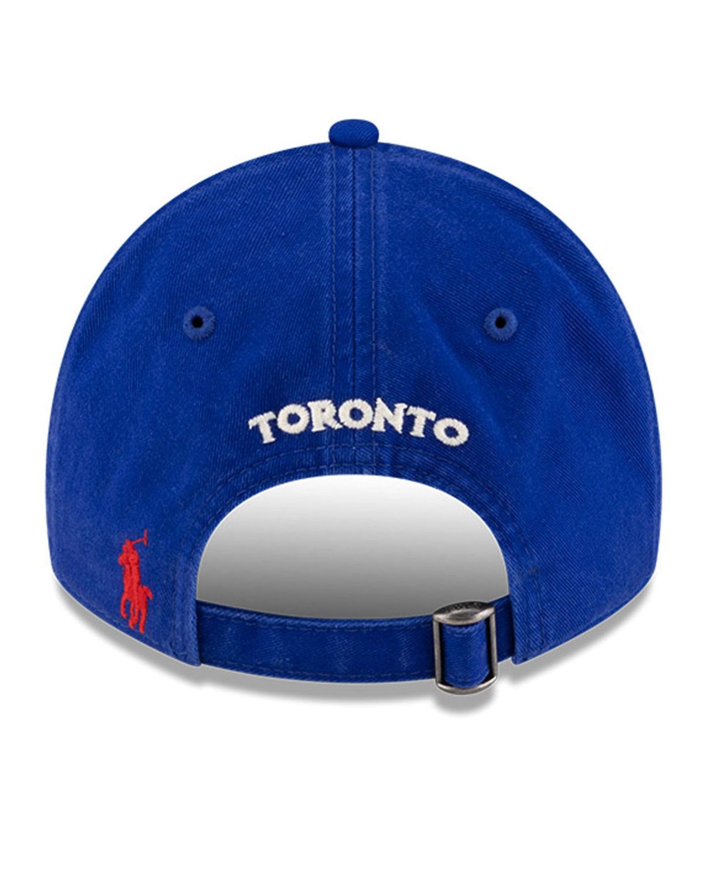 Мужская регулируемая кепка New Era 9TWENTY Toronto Blue Jays x Ralph Lauren, Royal — фото 4