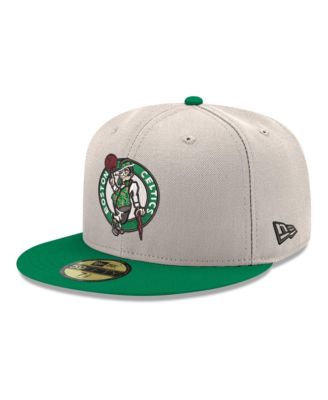 Men's Gray/Kelly Green Boston Celtics Chrome 59FIFTY Fitted Hat
