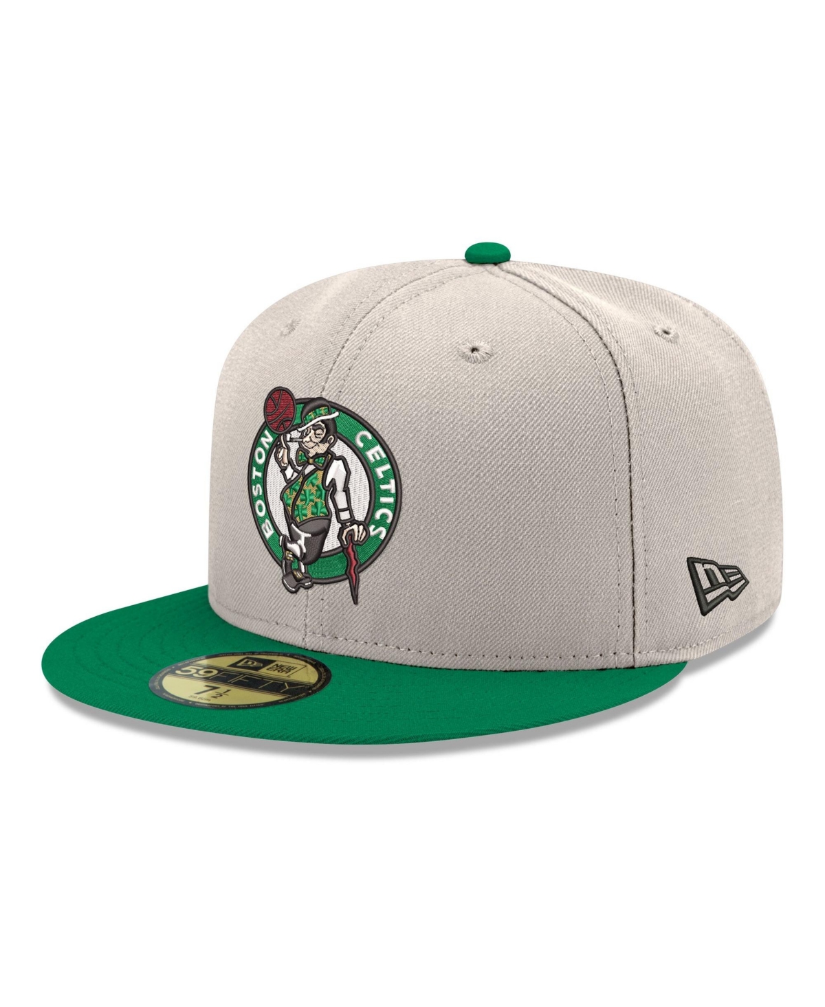 New Era Boston Celtics 59FIFTY Structured Flat-Brim Fitted Hat