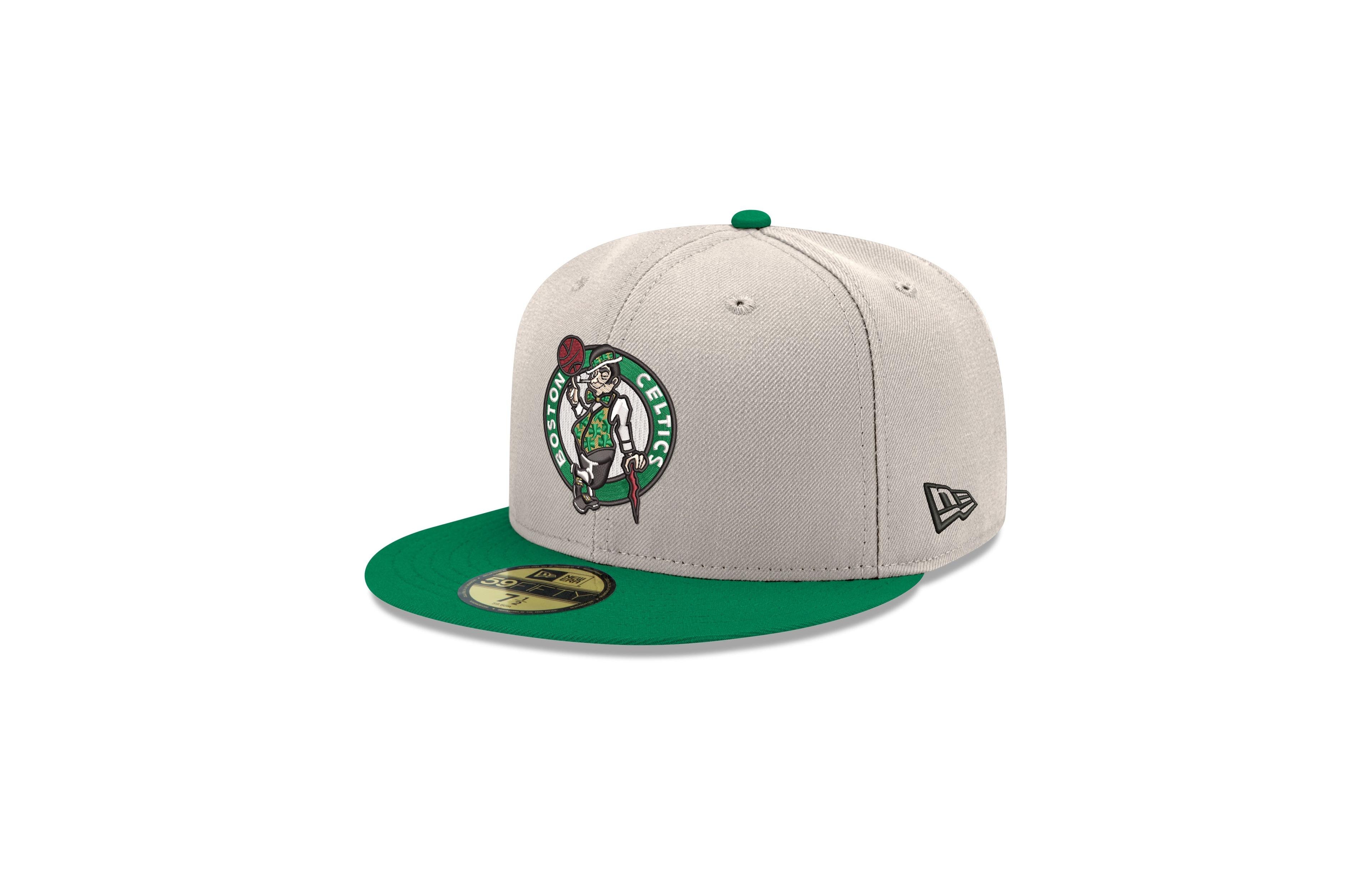 New Era Boston Celtics 59FIFTY Structured Flat-Brim Fitted Hat