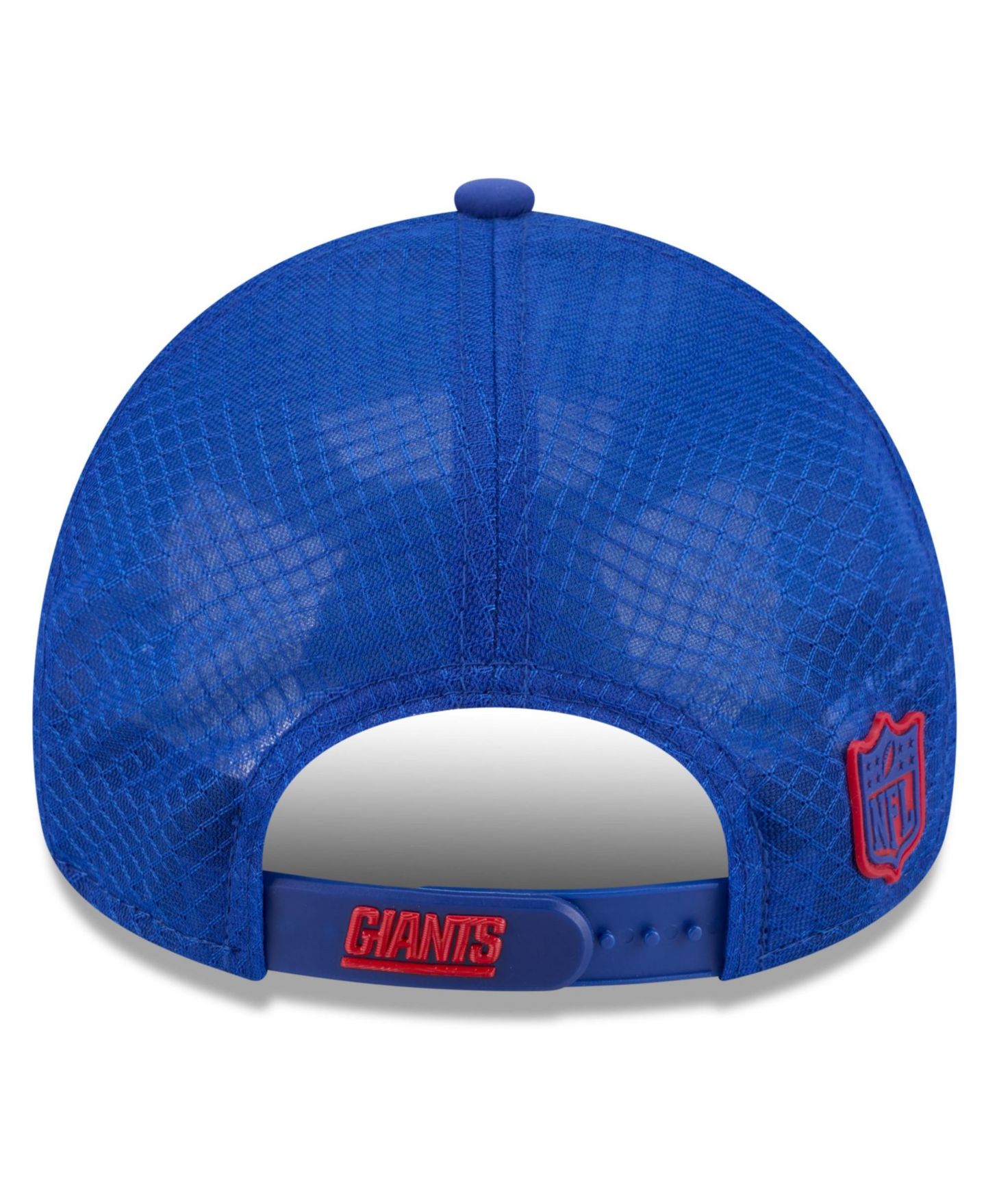 Детская кепка New Era Royal New York Giants 2026 Sideline Apex 9FORTY Adjustable Trucker Hat — фото 4