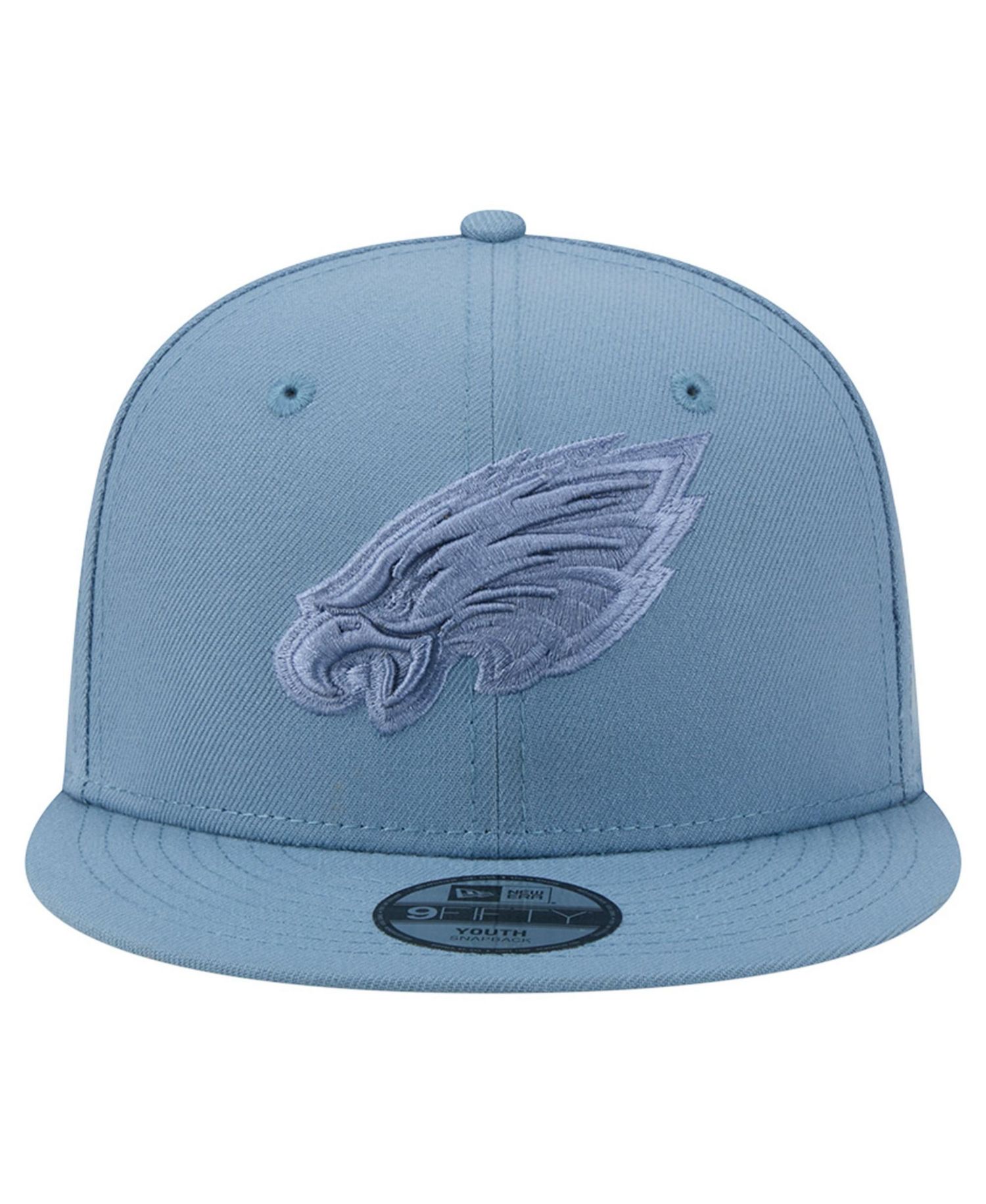 Big Boys and Girls Blue Philadelphia Eagles Color Pack A-Frame 9FIFTY Snapback Hat