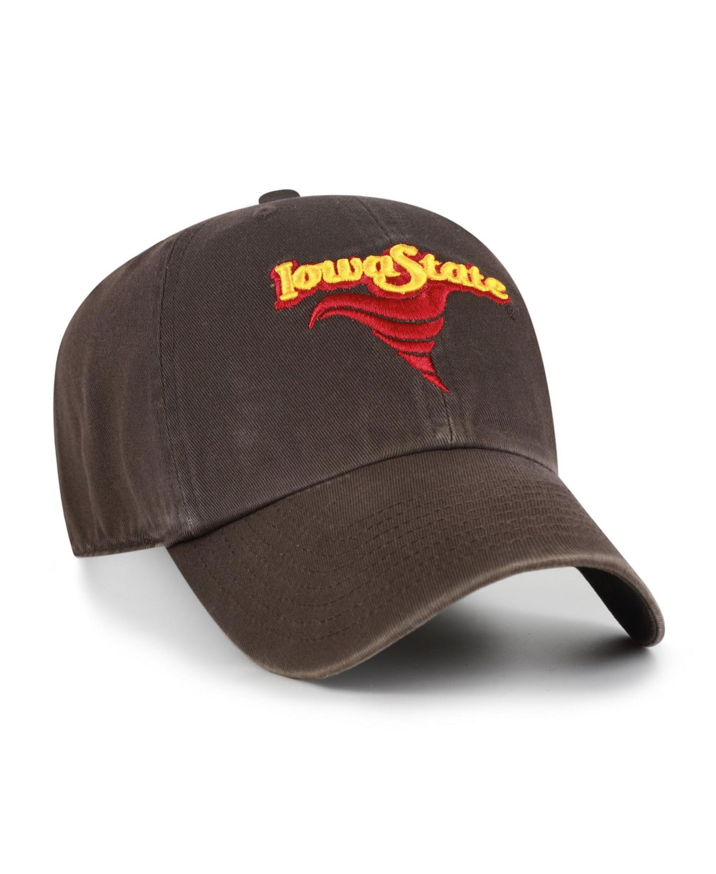 Мужская кепка '47 Brand Brown Iowa State Cyclones Vault Clean Up Adjustable Hat — фото 2
