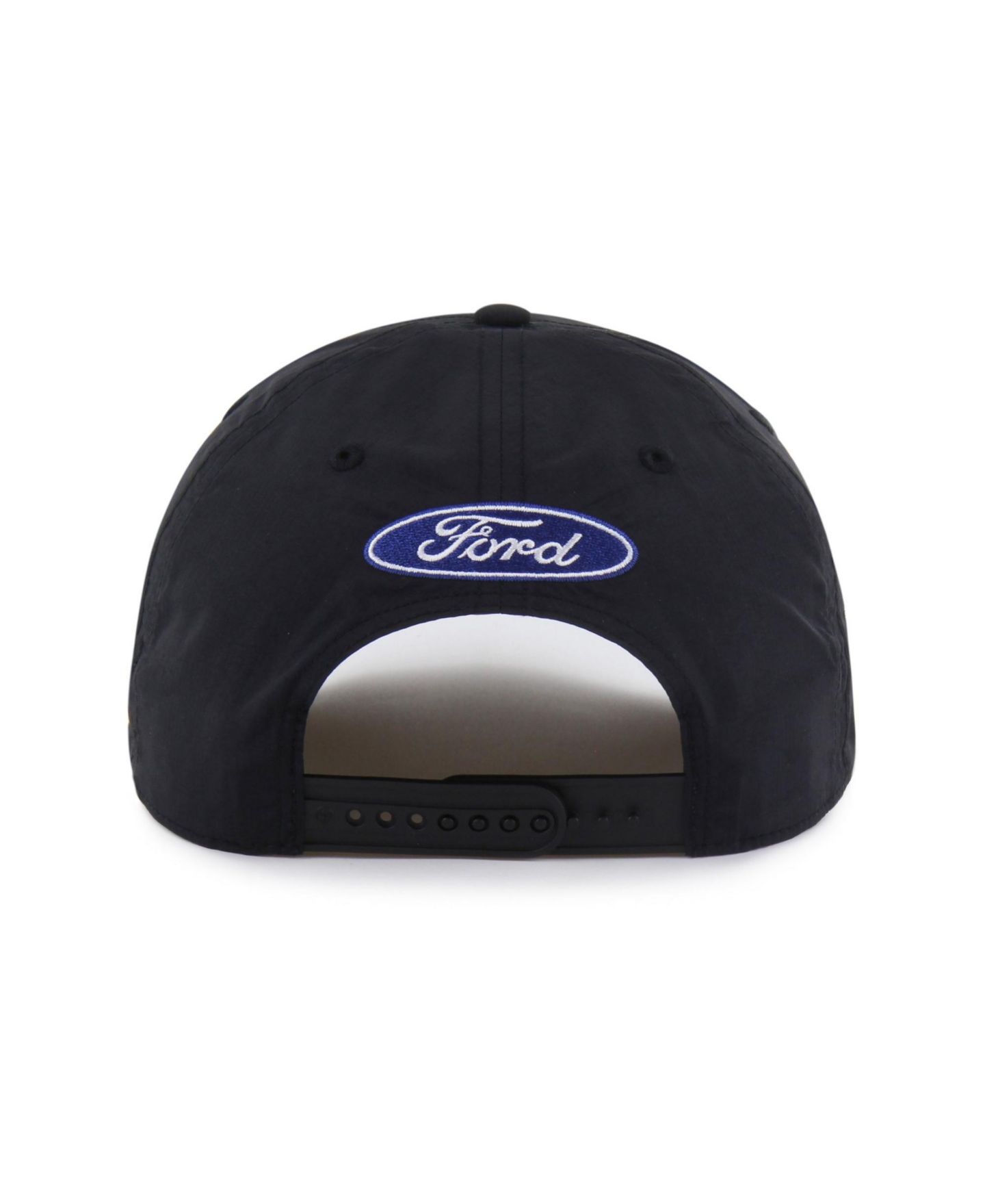 Мужская кепка '47 Brand Black Joey Logano Sponsor Logo Side Patch Brrr Hitch Rope Adjustable Hat — фото 3