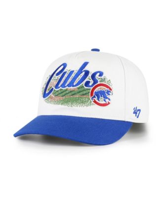 Men's White/Royal Chicago Cubs Enfield Hitch Adjustable Hat
