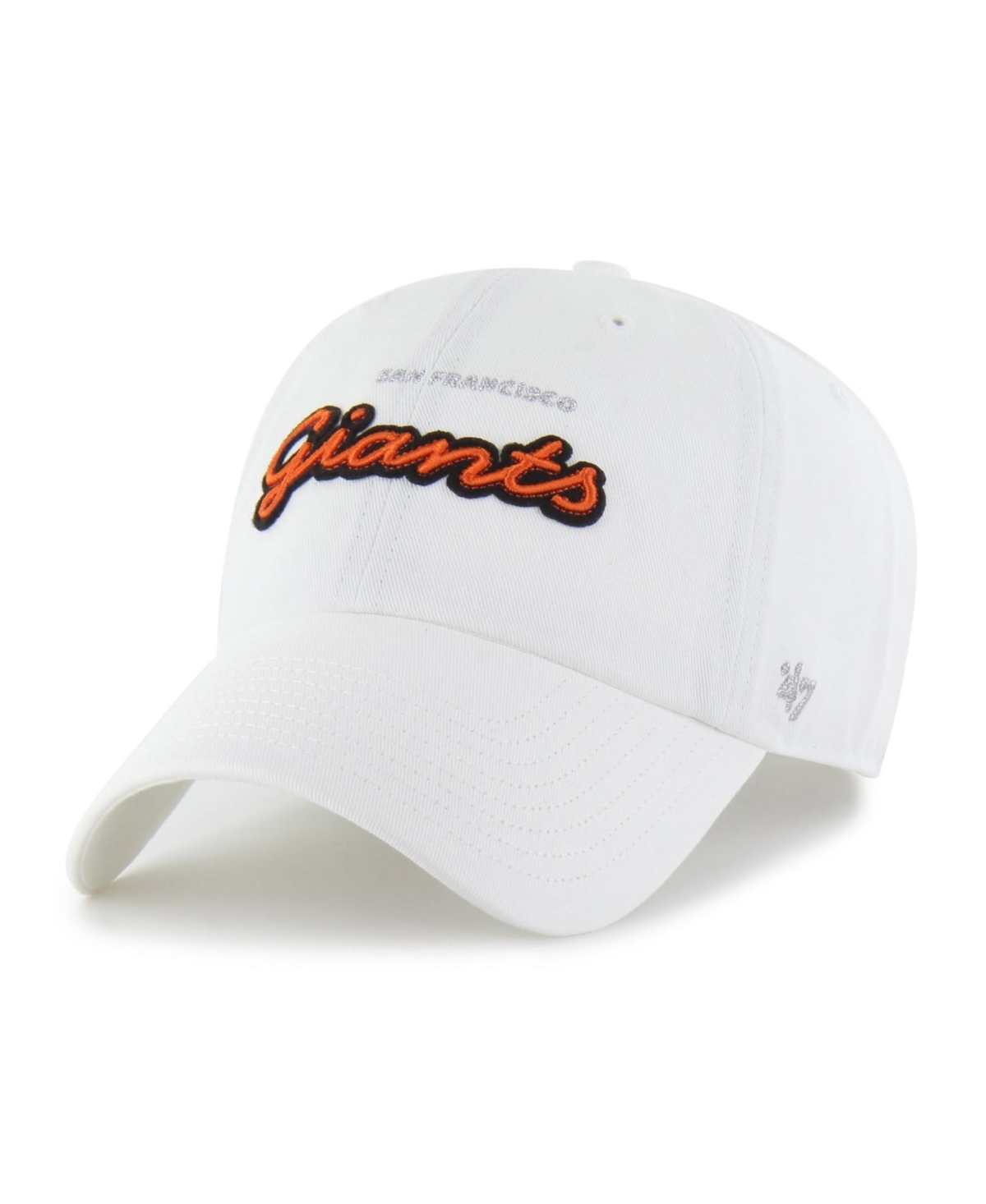 '47 Brand Women's San Francisco Giants Trendy Script Clean Up Adjustable Baseball Cap