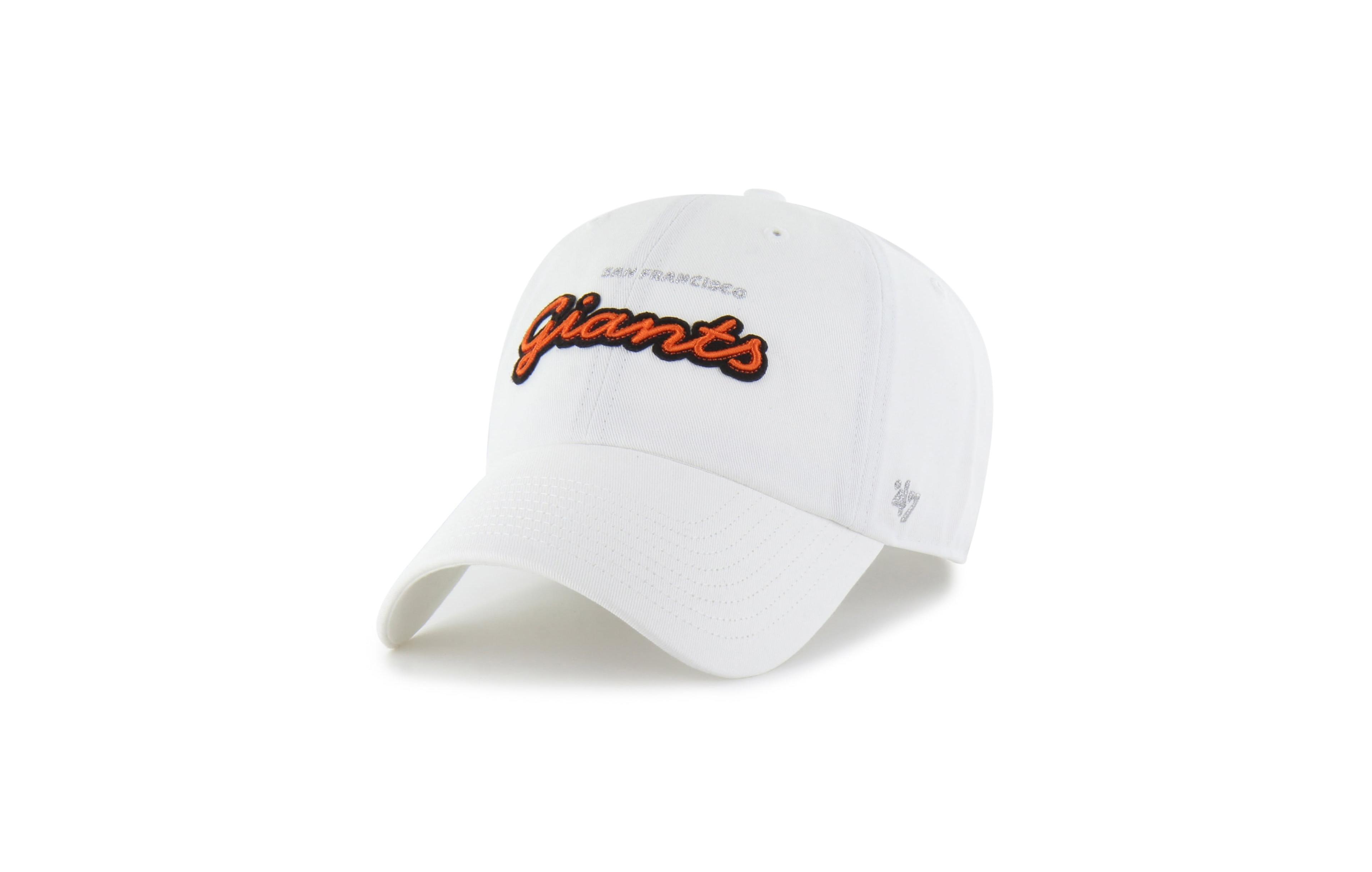 '47 Brand Women's San Francisco Giants Trendy Script Clean Up Adjustable Baseball Cap