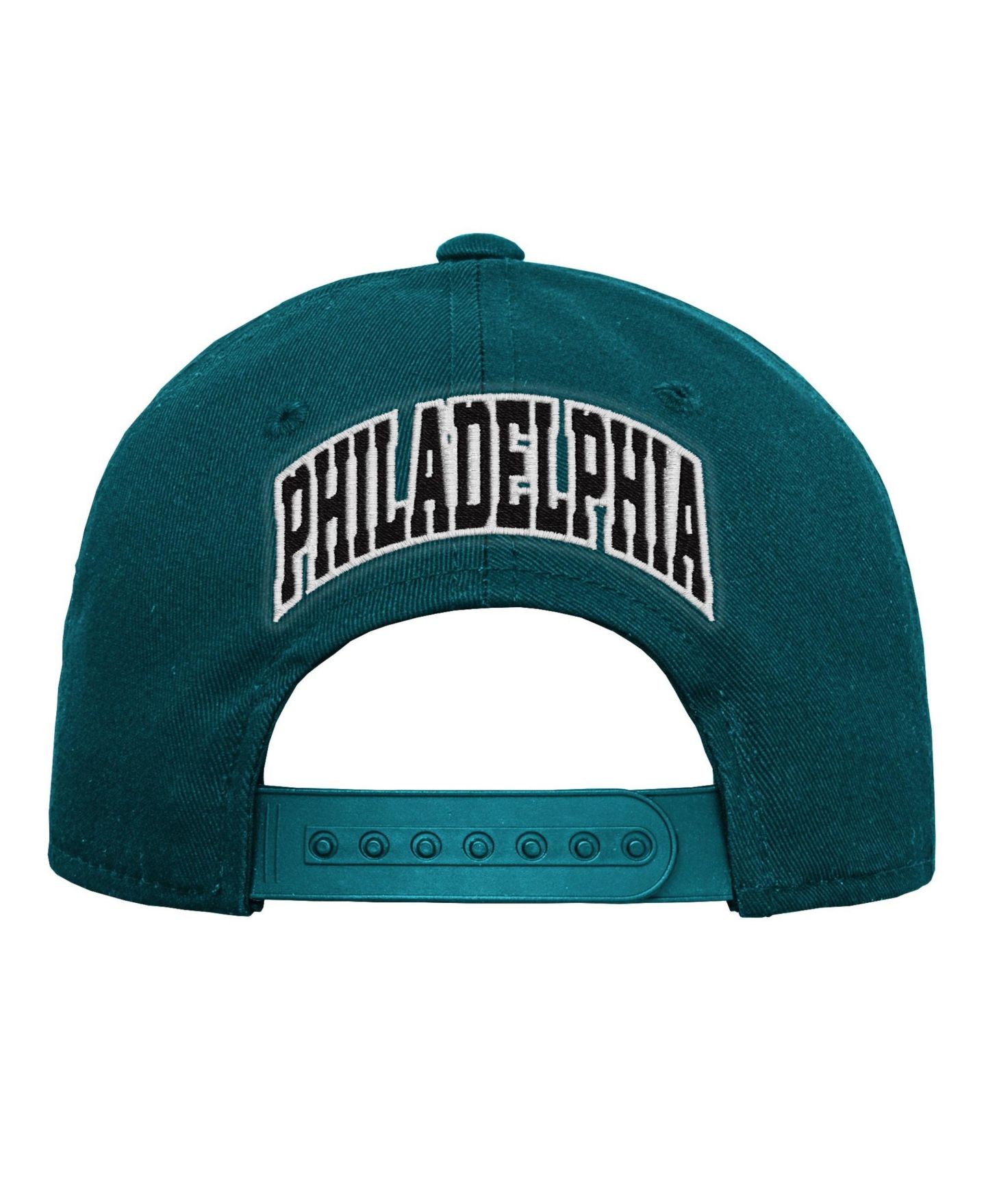 Детская кепка Outerstuff Midnight Green Philadelphia Eagles Pre-Curved Snapback Hat — фото 3