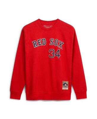 Men's David Ortiz Red Boston Red Sox Classic Player Number Sweatshirt