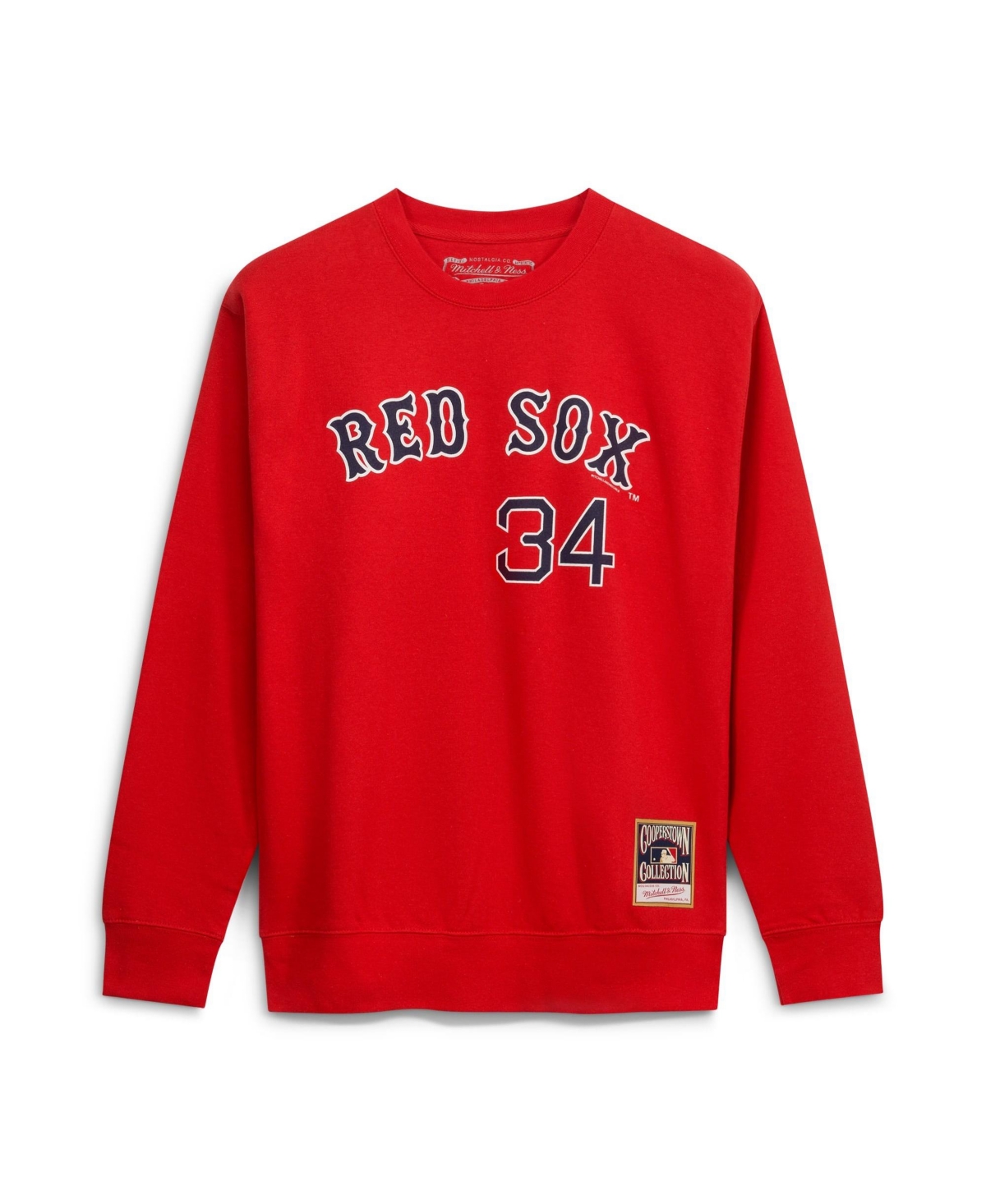 Mitchell & Ness Men's Boston Red Sox David Ortiz Cooperstown Collection Fleece-Lined Sweatshirt