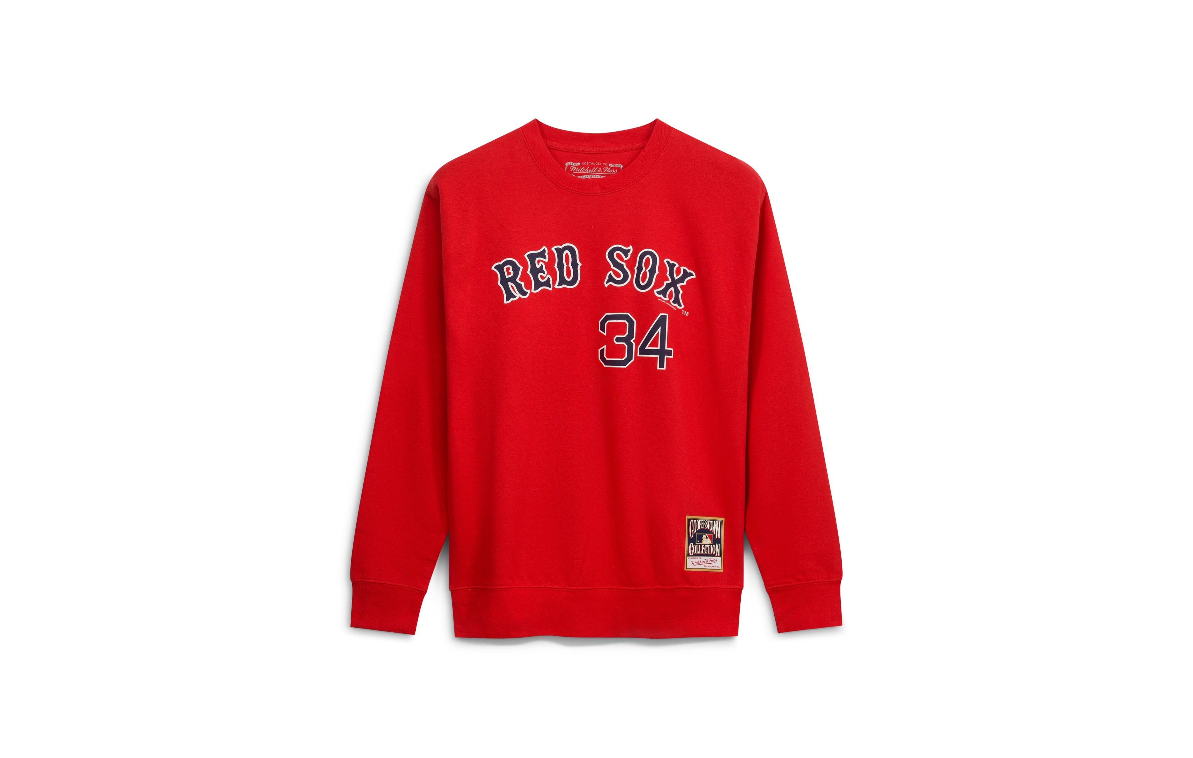 Mitchell & Ness Men's Boston Red Sox David Ortiz Cooperstown Collection Fleece-Lined Sweatshirt