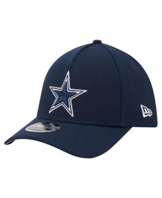 Men's Navy Dallas Cowboys 39THIRTY M-Crown A-Frame Stretch Hat