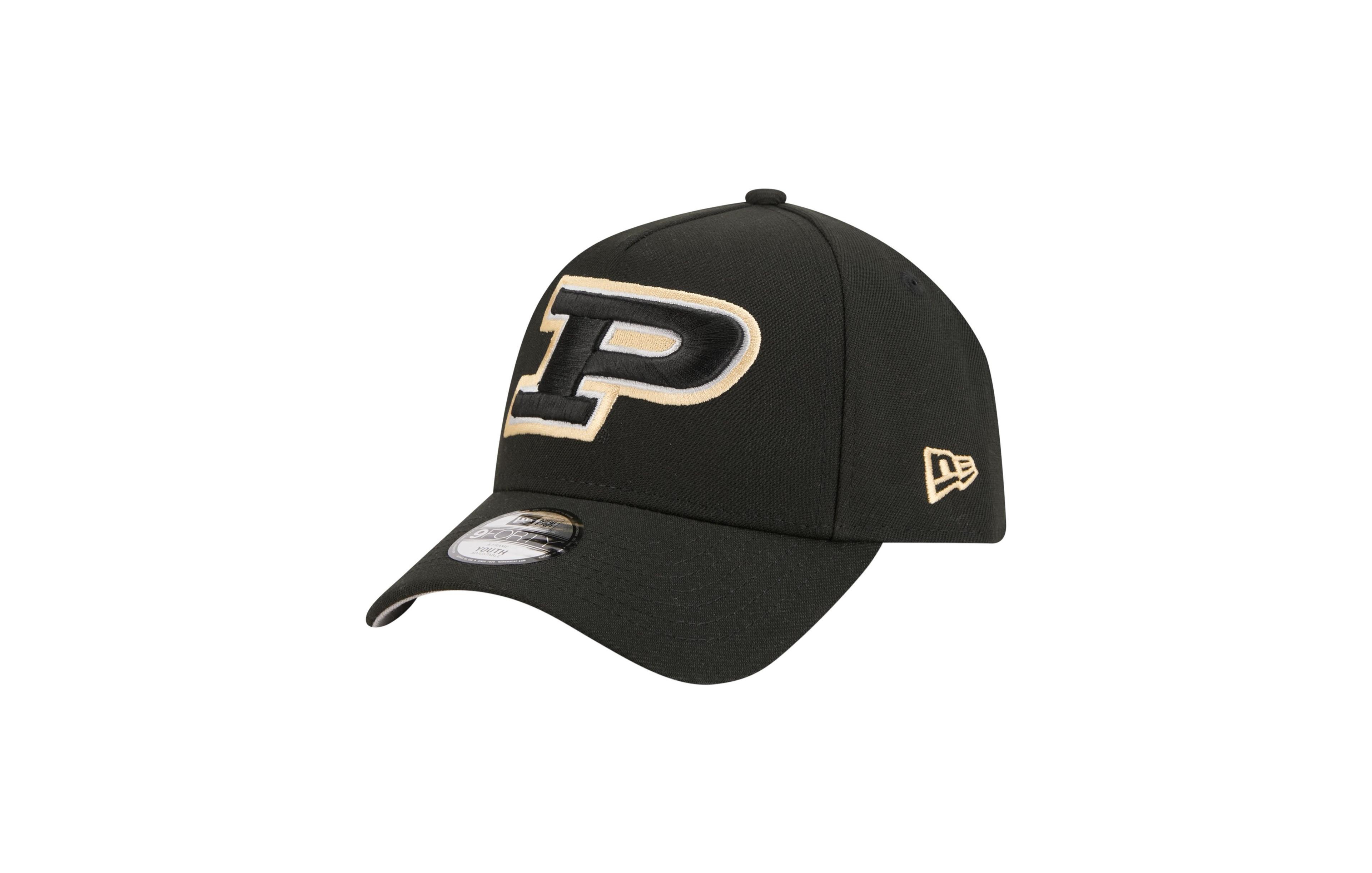 New Era Big Boys and Girls Purdue Boilermakers 9FORTY A-Frame Adjustable Baseball Cap