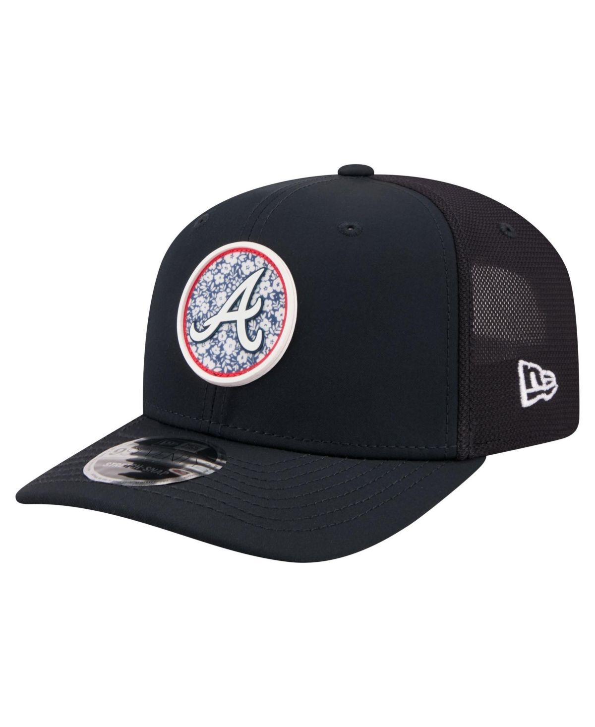 New Era Atlanta Braves Floral Adjustable 9SEVENTY Baseball Cap