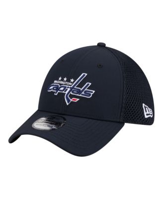 Men's Navy Washington Capitals Logo 39THIRTY Flex Hat