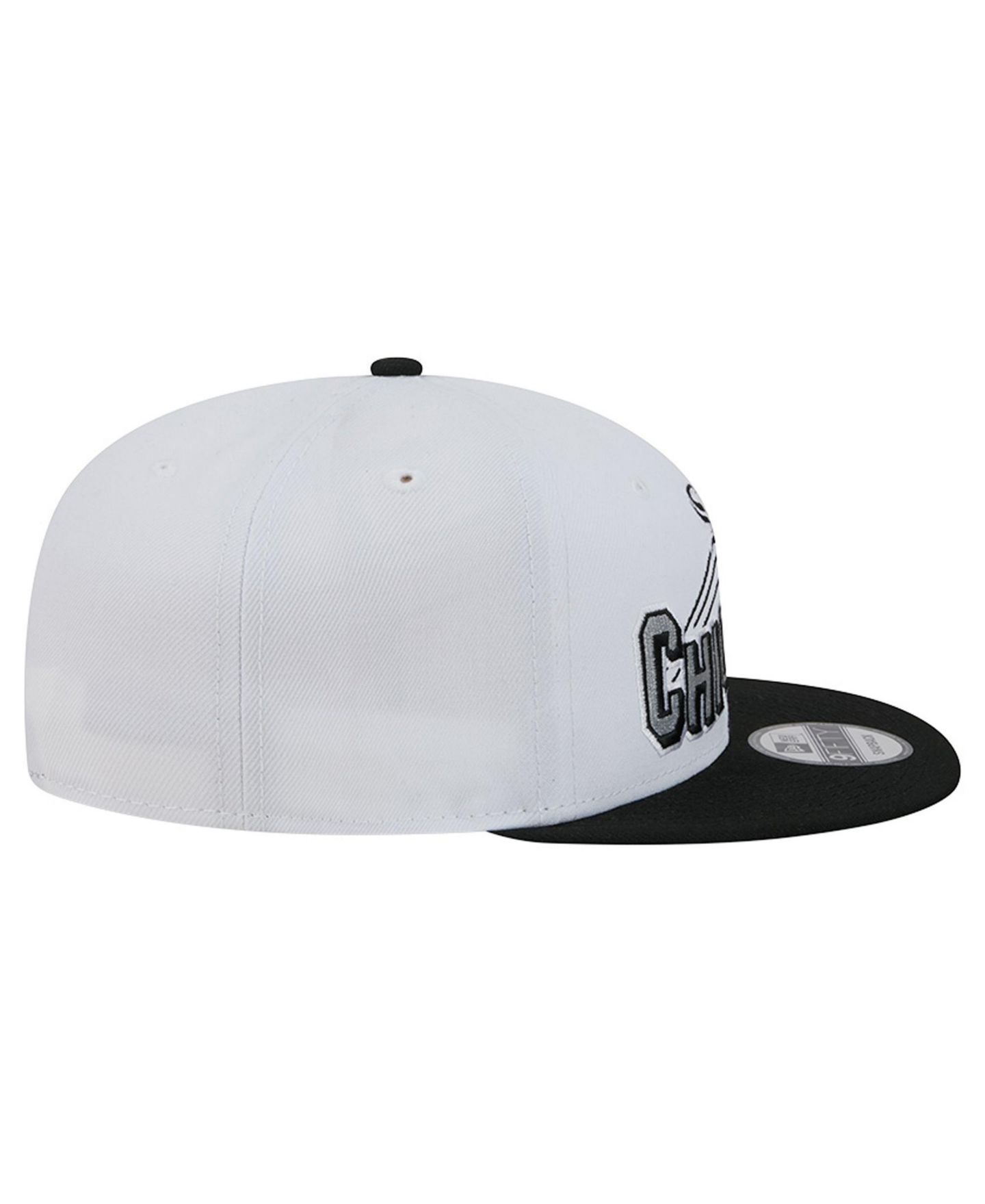 Мужская кепка New Era White Chicago White Sox Retro Sweep 9FIFTY Snapback Hat — фото 7