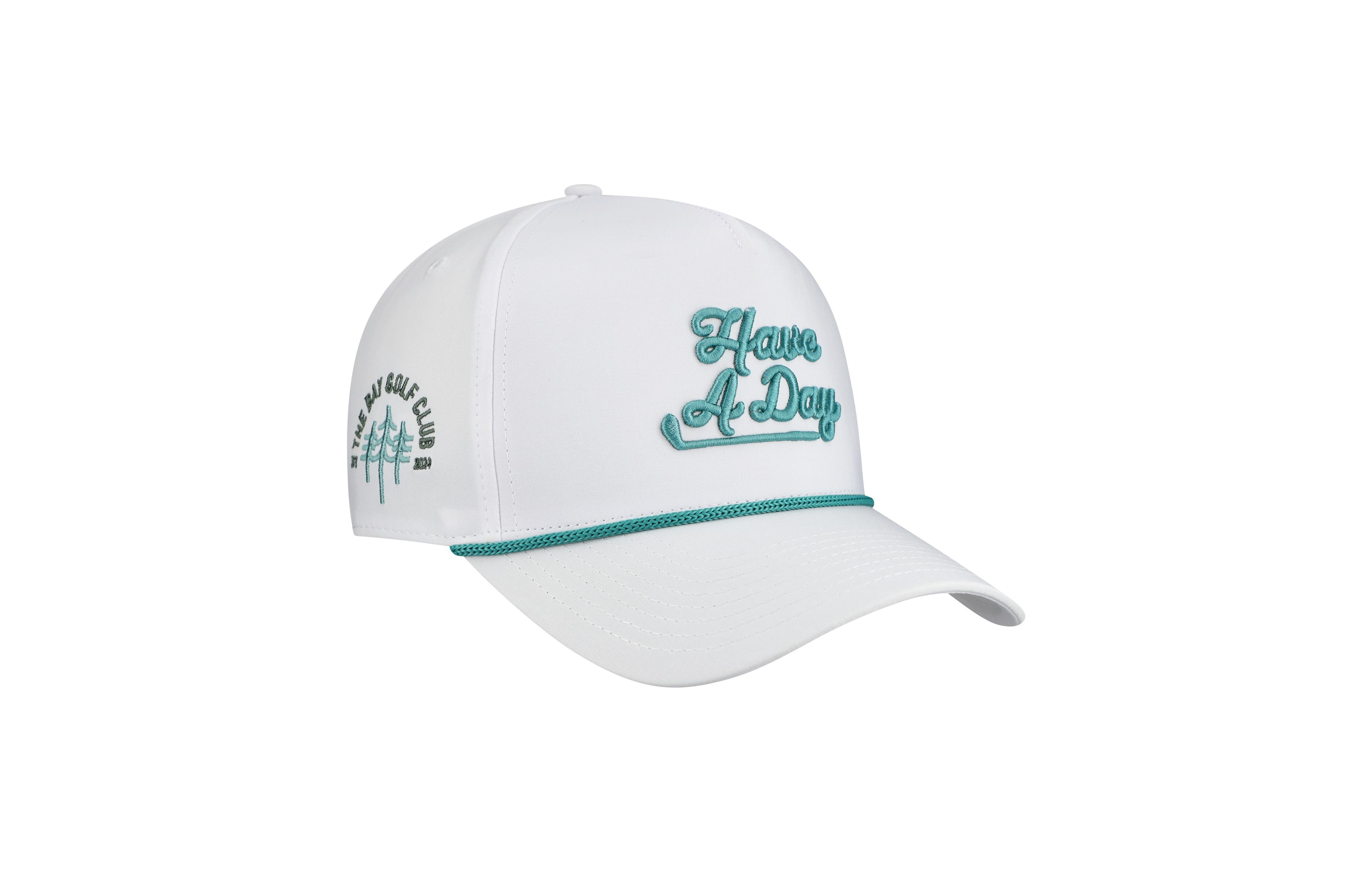 Breezy Golf Have a Day Golf Rope-Embellished High-Crown Baseball Cap