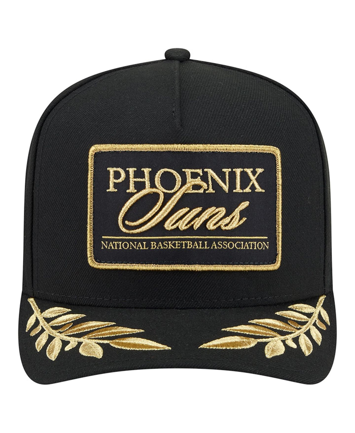 Мужская кепка New Era Black Phoenix Suns Golden 9FIFTY Snapback Hat — фото 2