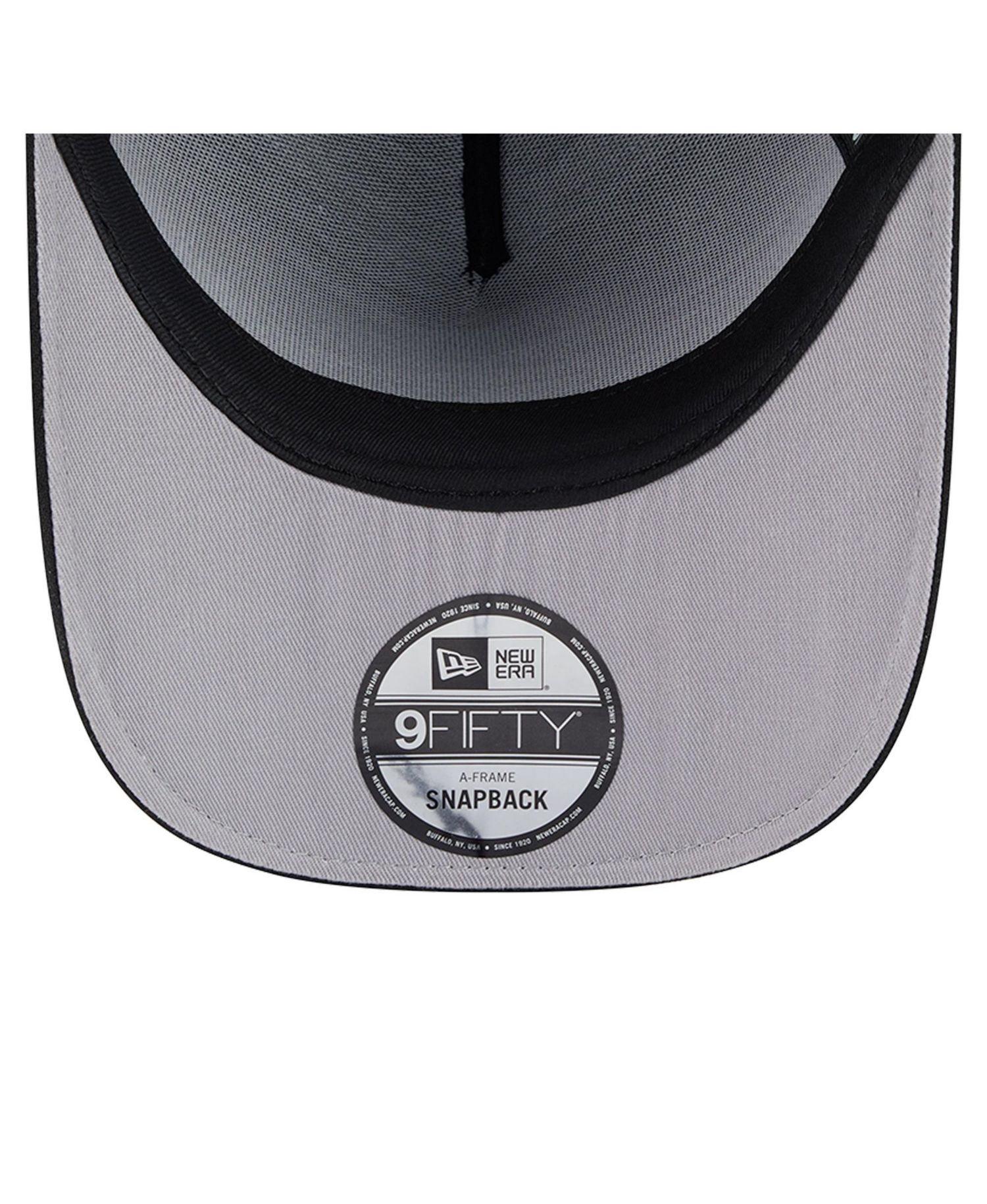 Men's Black Philadelphia 76ers Golden 9FIFTY Snapback Hat