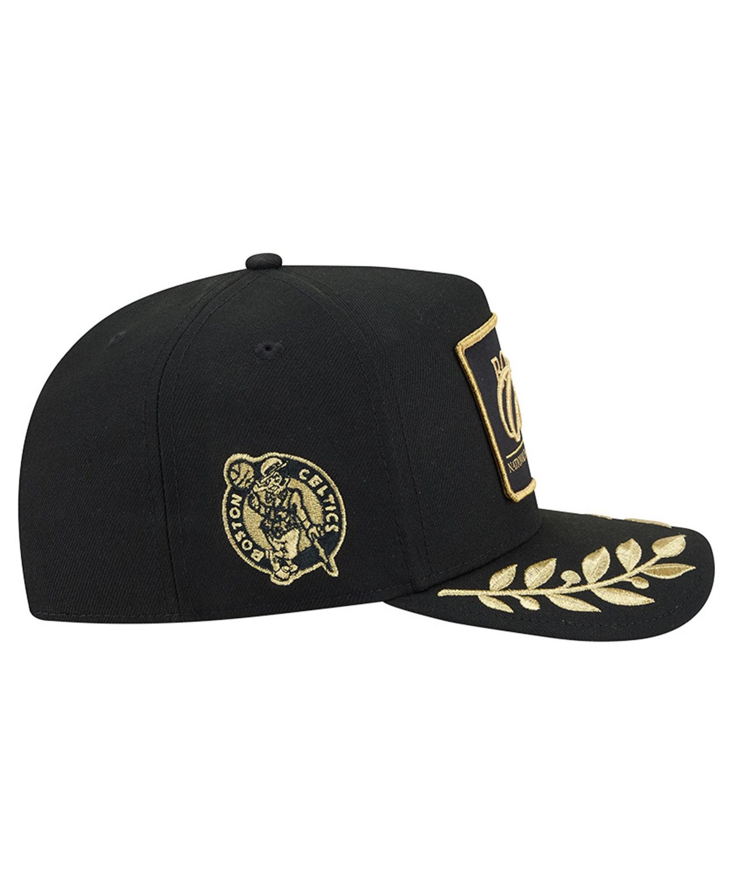 Men's Black Boston Celtics Golden 9FIFTY Snapback Hat
