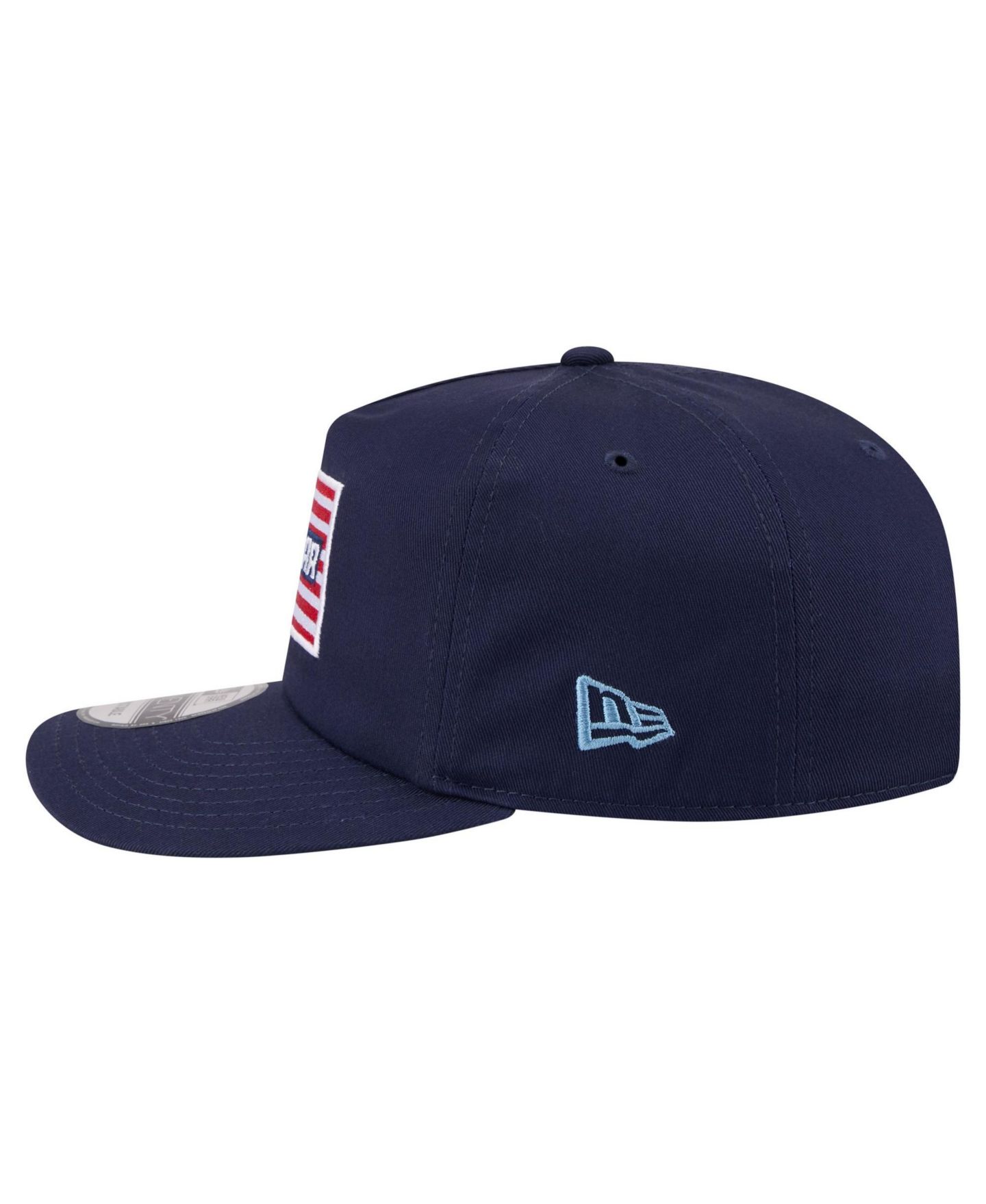 Мужская кепка New Era Navy NASCAR Race The Base American Flag 19TWENTY Adjustable Hat — фото 6