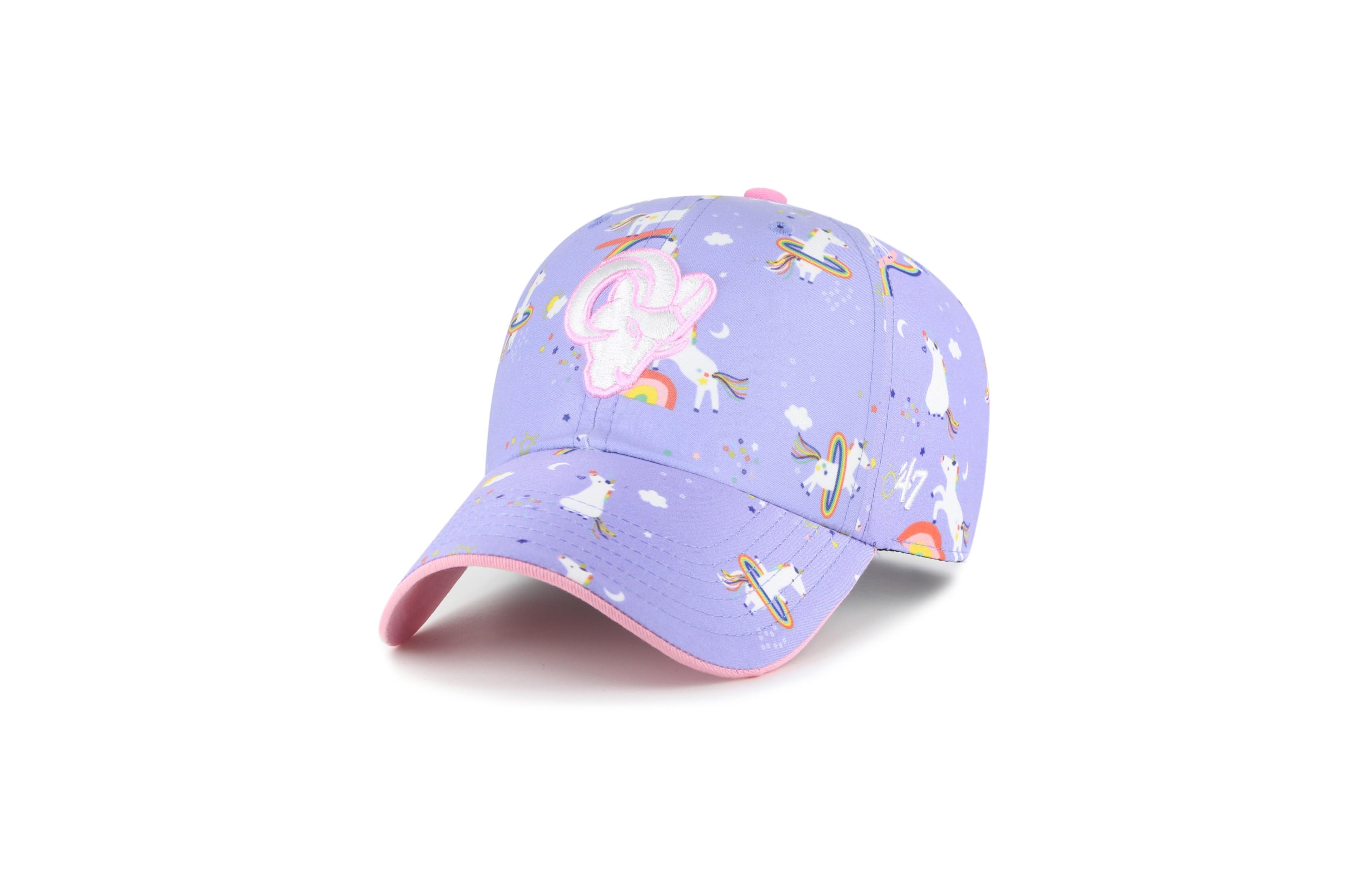 '47 Brand Kids' Los Angeles Rams Unicorn Clean Up Adjustable Baseball Cap