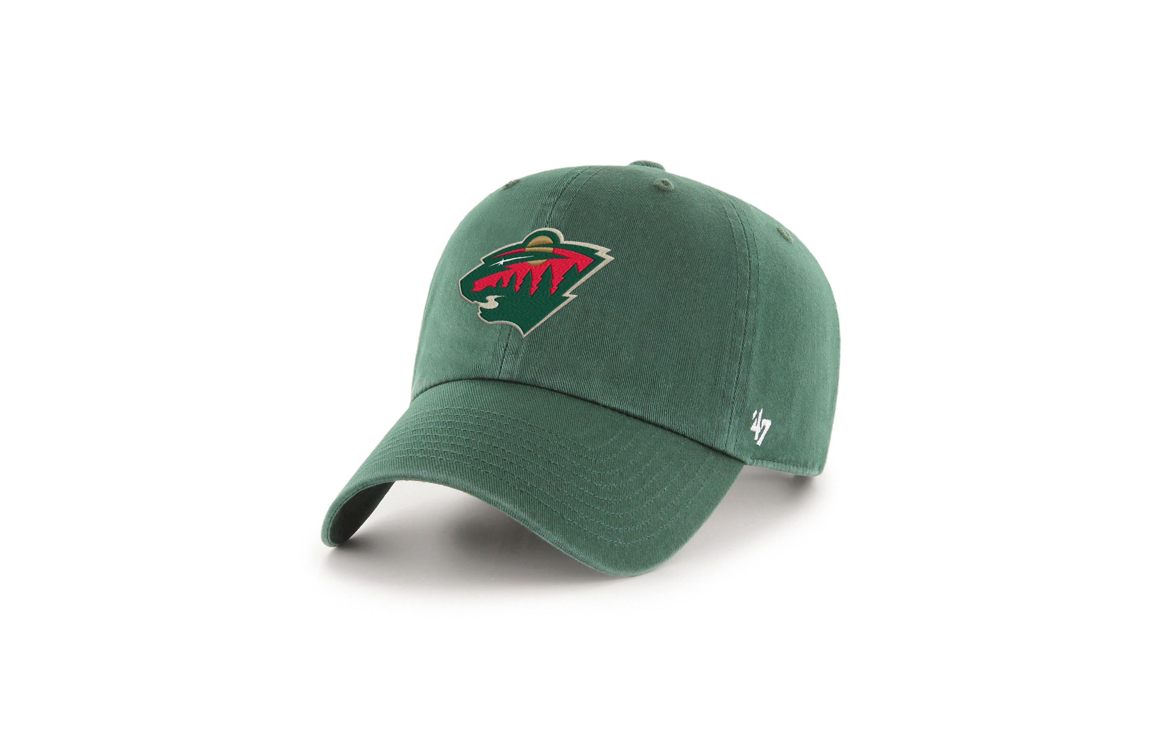'47 Brand Minnesota Wild Clean Up Adjustable Hat