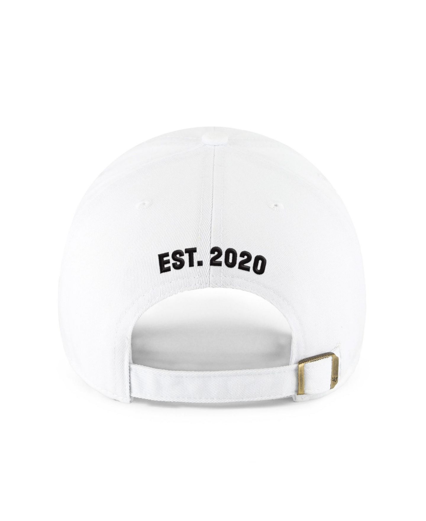 Мужская кепка '47 Brand White 23XI Racing Clean Up Adjustable Hat — фото 2