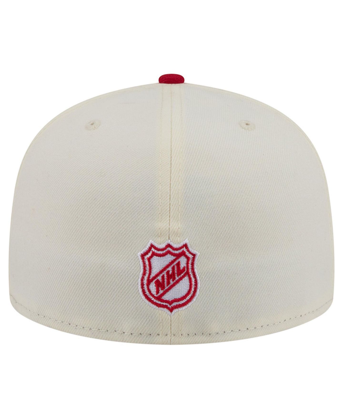 Мужская кепка New Era Cream Detroit Red Wings America's 250th Two-Tone 59FIFTY Fitted Hat — фото 4