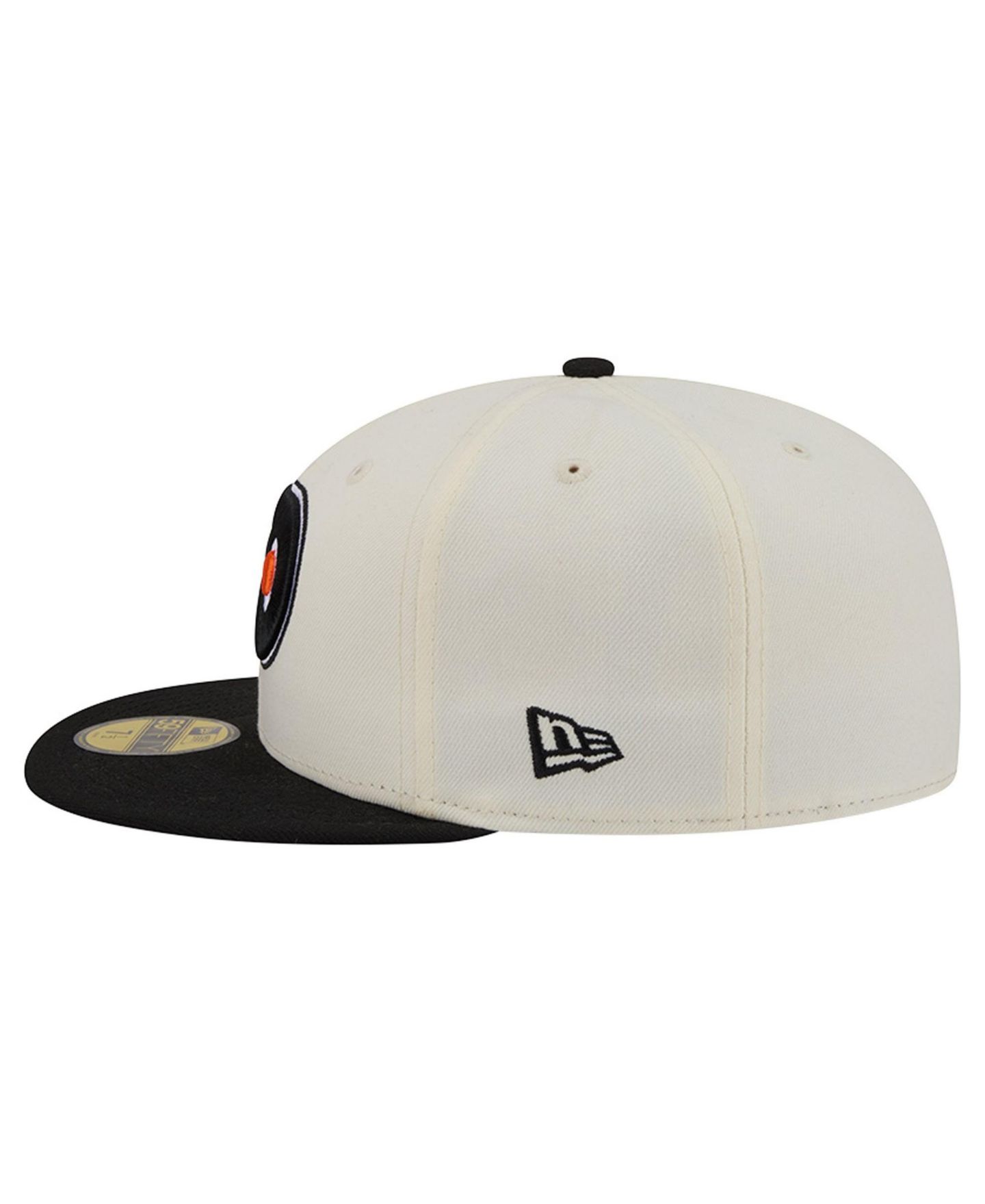 Мужская кепка New Era Cream Philadelphia Flyers 250th Anniversary of the United States Two-Tone 59FIFTY Fitted Hat — фото 7