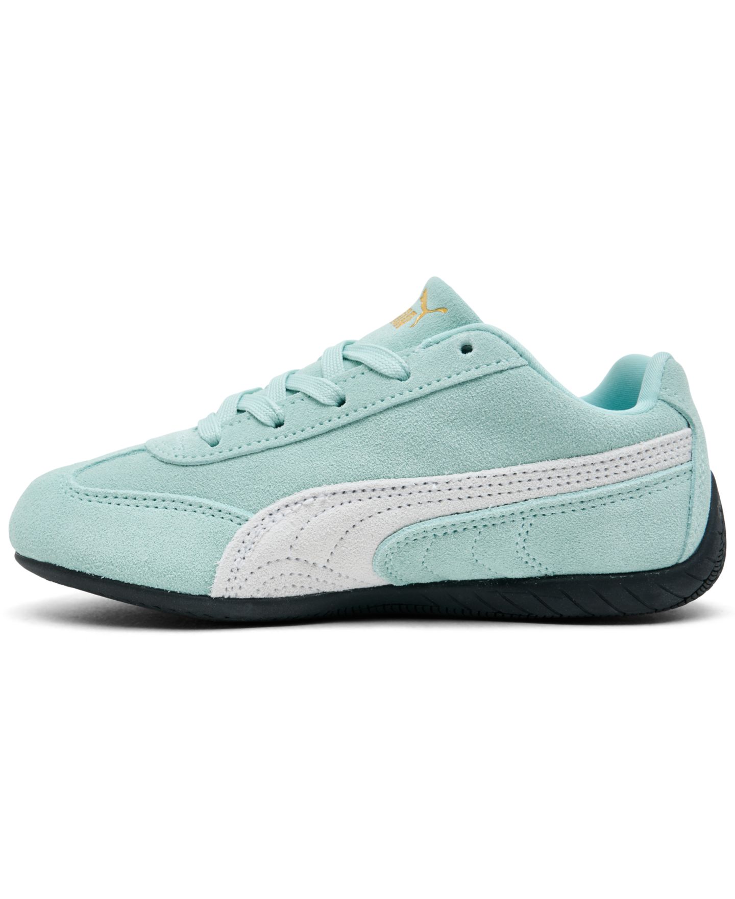 Детские кроссовки Puma Speedcat OG Retro Suede and Leather Upper Sneakers, Style #40169908, цвет: Синий — фото 3