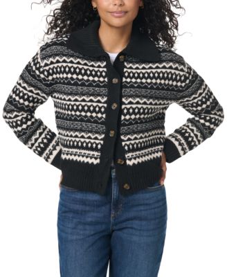 Women's Fair Isle Sweater Cardigan