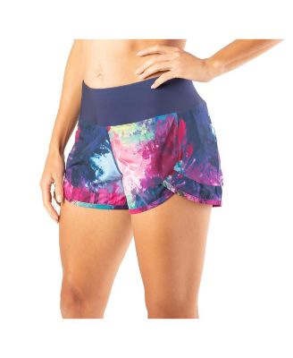Womens 3 Inch Lightweight Workout Running Shorts With Mesh Liner Zip Pocket