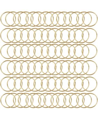 80 Pieces Metal Craft Hoops Rings for DIY Home Decor Wall Hanging Wreath Dream Catcher