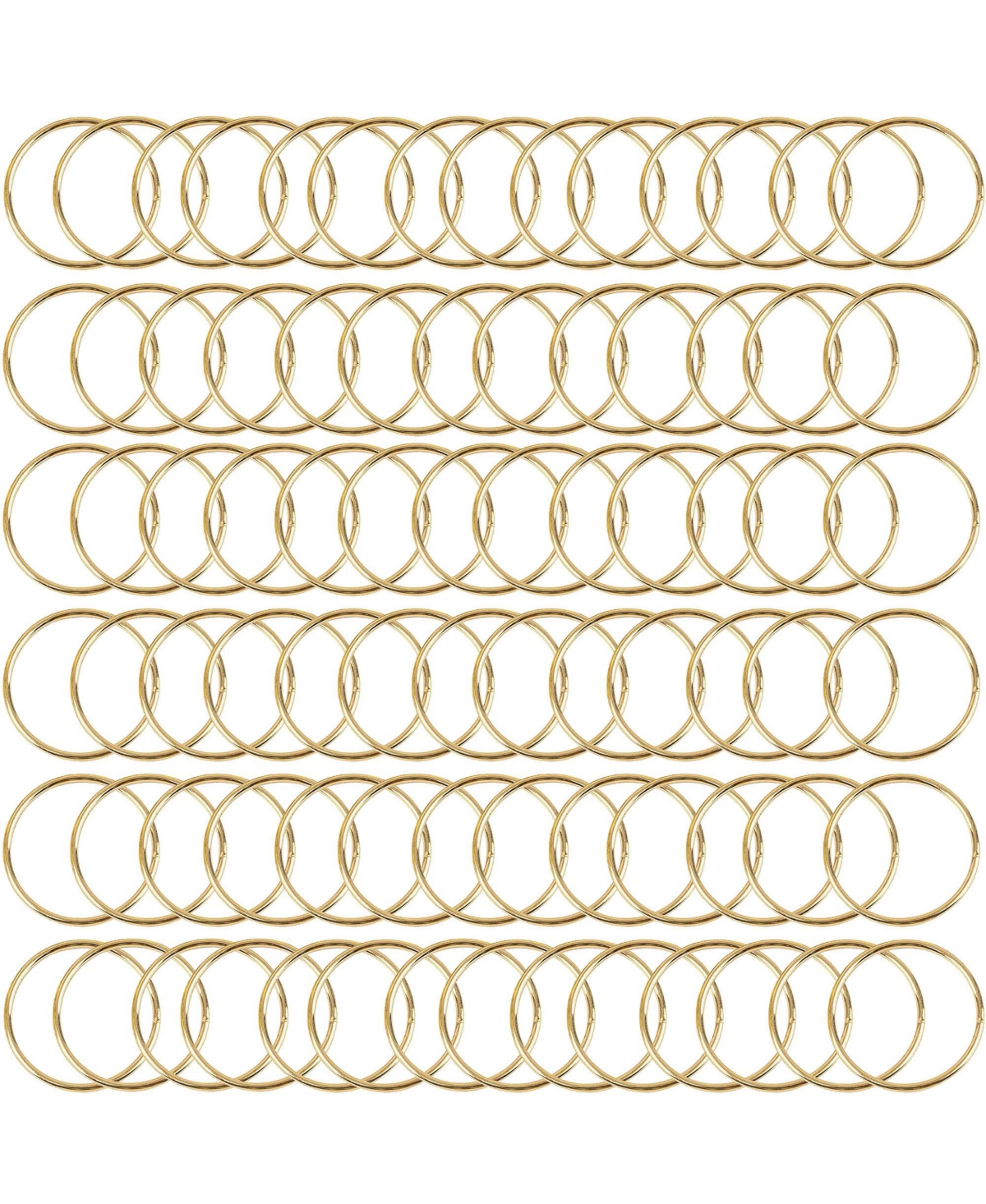 Aeelike 80 Pieces Metal Craft Hoops Rings for Diy Home Decor Wall Hanging Wreath Dream Catcher