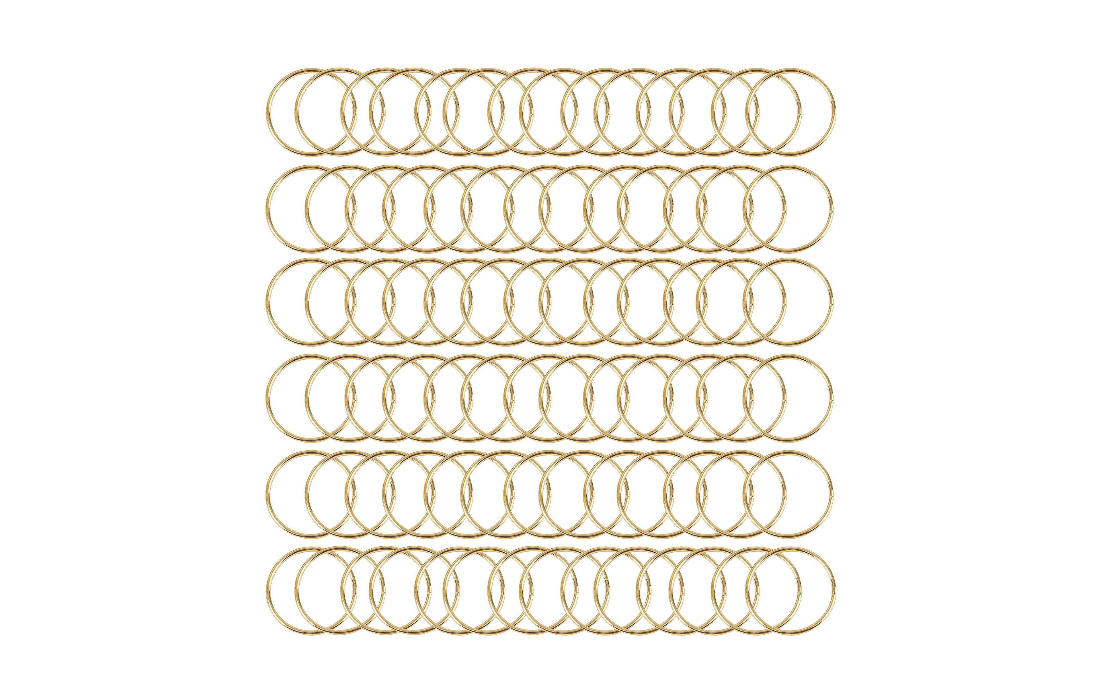 Aeelike 80 Pieces Metal Craft Hoops Rings for Diy Home Decor Wall Hanging Wreath Dream Catcher