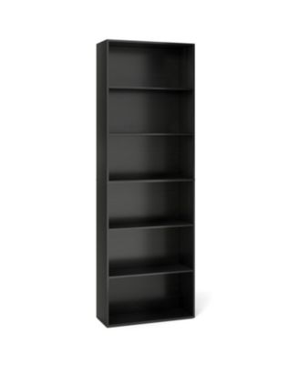 70 Inch 6-Tier Bookcase with Open Shelves and Anti-Toppling Kits