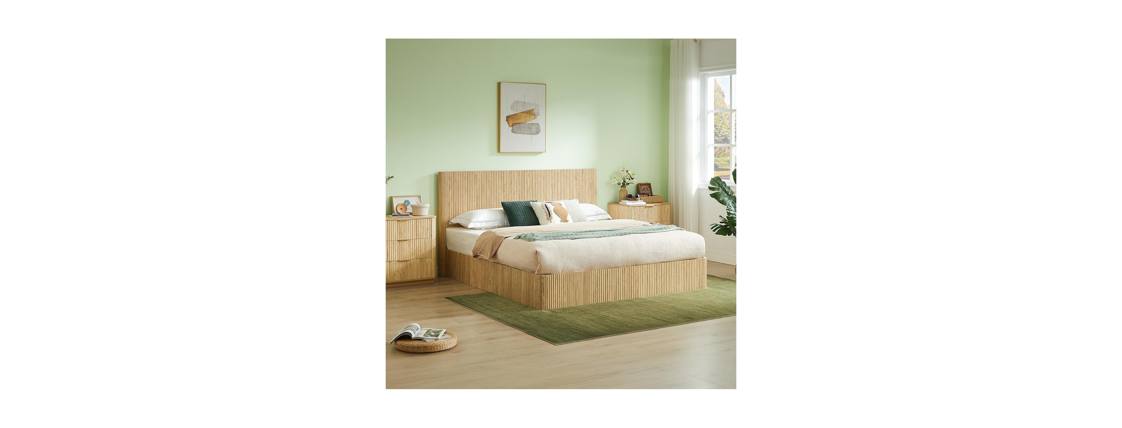 Streamdale Furniture King Size Wooden Hydraulic Lift Up Storage Bed Frame