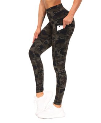 Women's Thick High Waist Yoga Leggings With Pockets Workout Compression Pants