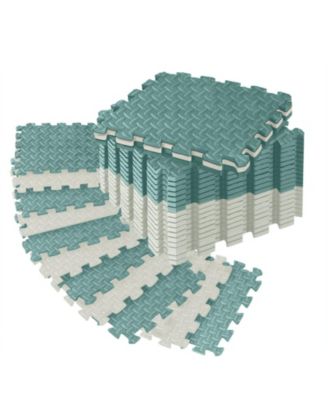 18 Pack Interlocking Eva Foam Floor Tiles Exercise Gym Mat Set