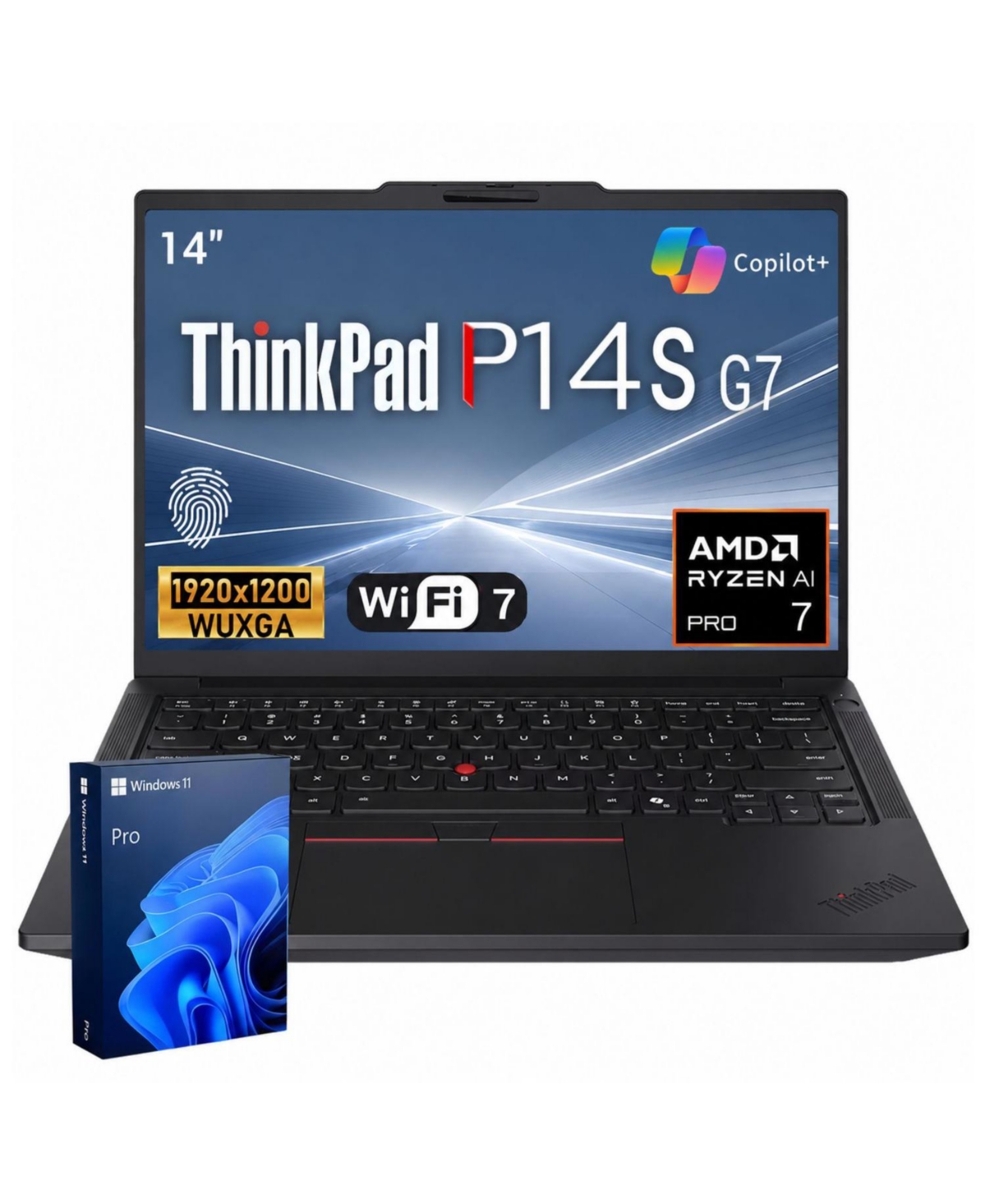 Lenovo ThinkPad P14s Gen 7 14" Laptop - Black