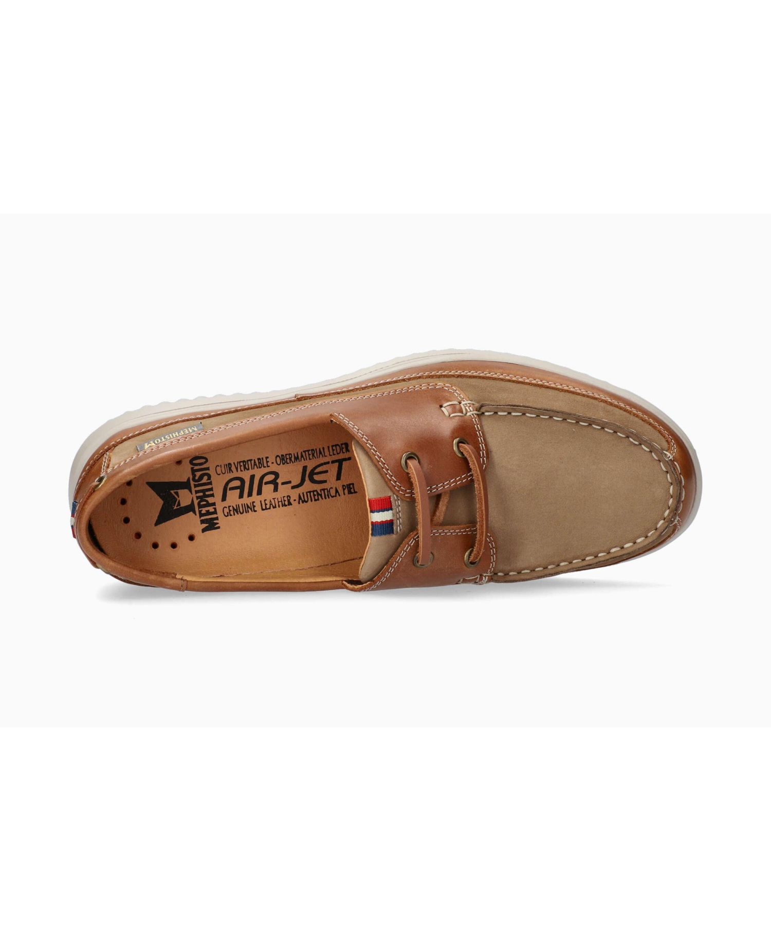 Trevis Full-Grain Leather Round-Toe Boat Shoes