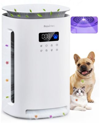 Pet Air Purifier with 2-Year Filter Life and Auto Sleep Mode