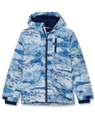 Boys' and Girls' Water-Resistant Hooded Insulated Jacket