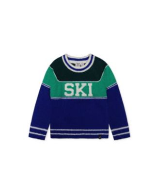 Little and Big Boy Sweater with Ski Jacquard (6-12)