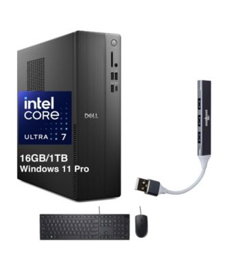 Slim ECS1250 Desktop (Intel Ultra 7-265, 16GB DDR5, 1TB M.2  PCIe SSD, Intel Graphics, Win 11 Pro) w/USB Hub