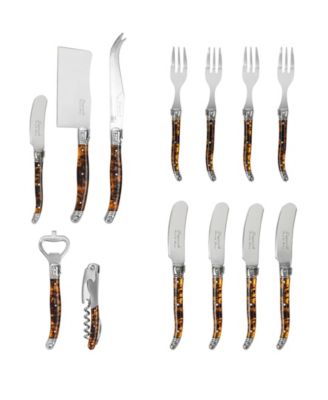 Laguiole 13-Piece Tortoise Shell Charcuterie Set