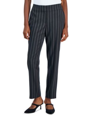 Women's Ava Straight-Leg Pinstripe Pants