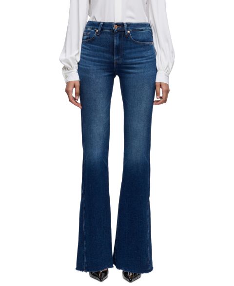 Женские джинсы 7 For All Mankind Mid-Rise Leggy Bootcut Slim Illusion, цвет: Current